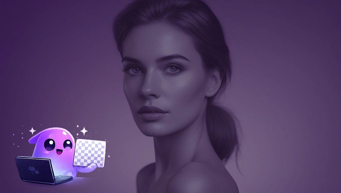 Portrait détourné avec CutBG : suppression d’arrière-plan ultra-précise